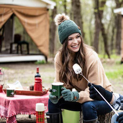 Britt's Knits Pom Hat Scene (Green)