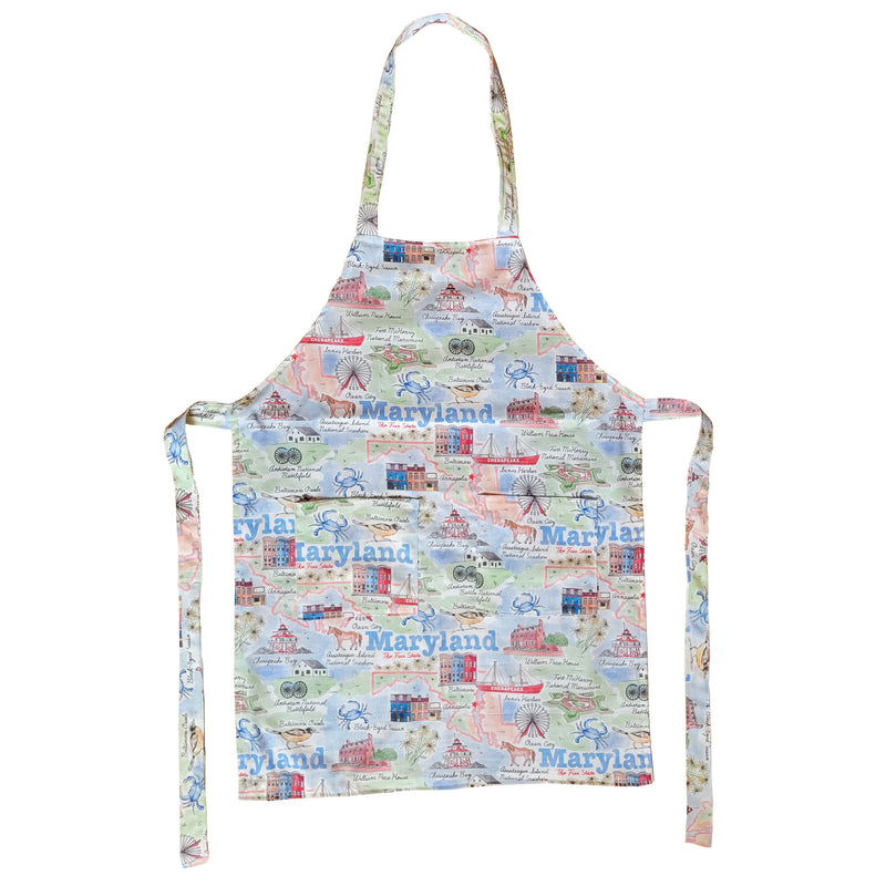 Maryland Collage Apron Full