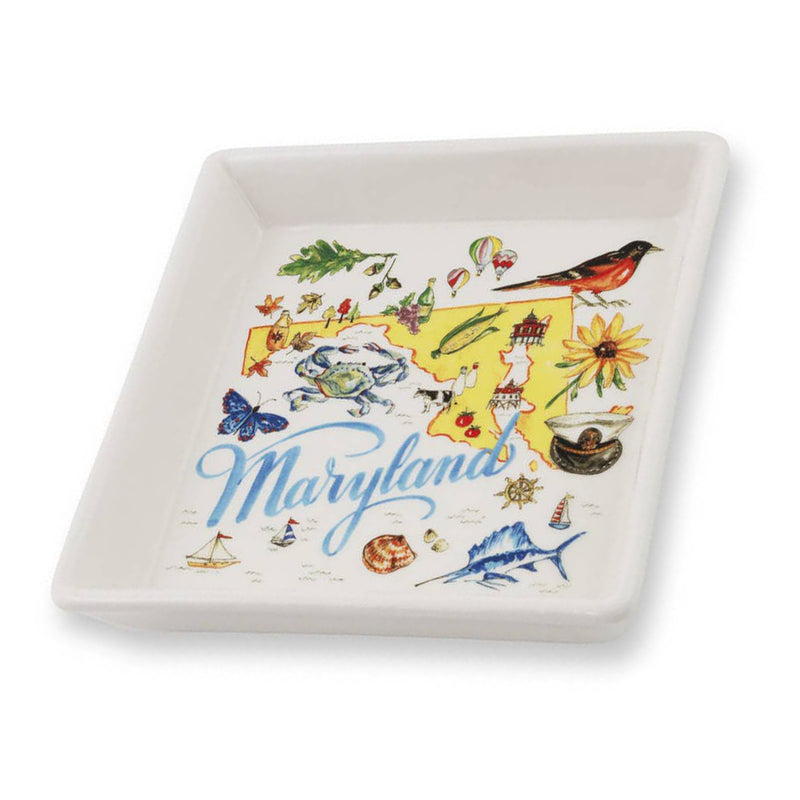 Maryland Collage Trinket Tray