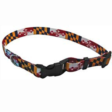 Maryland Flag Dog Collar