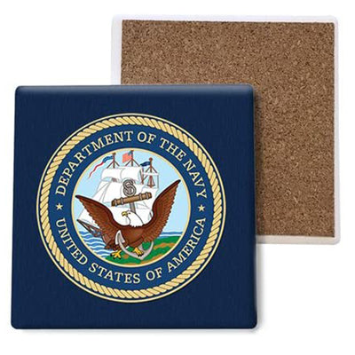 Navy Stone Coaster (Each)