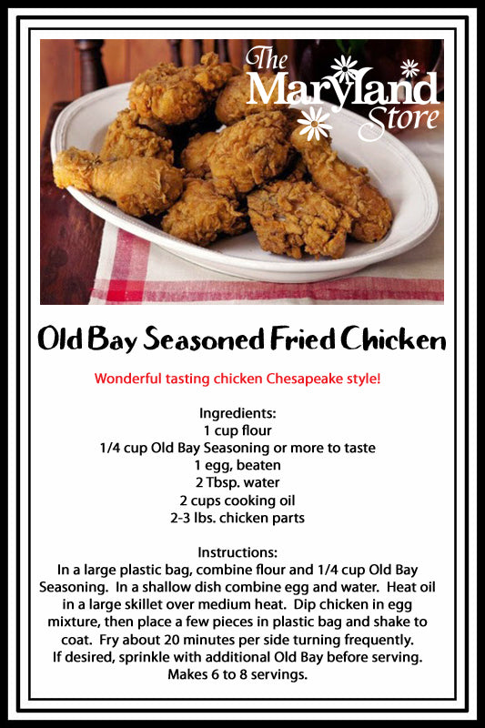 Old Bay Seasoned Fried Chicken Recipe from The Maryland Store