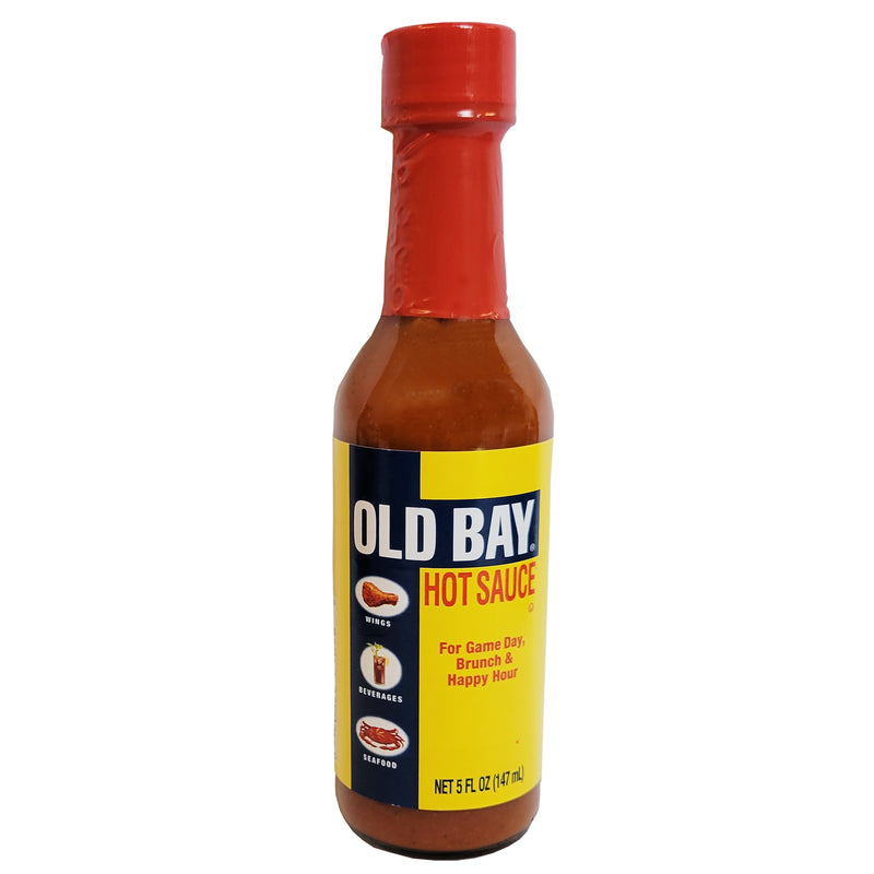 Old Bay Hot Sauce 5oz. glass bottle