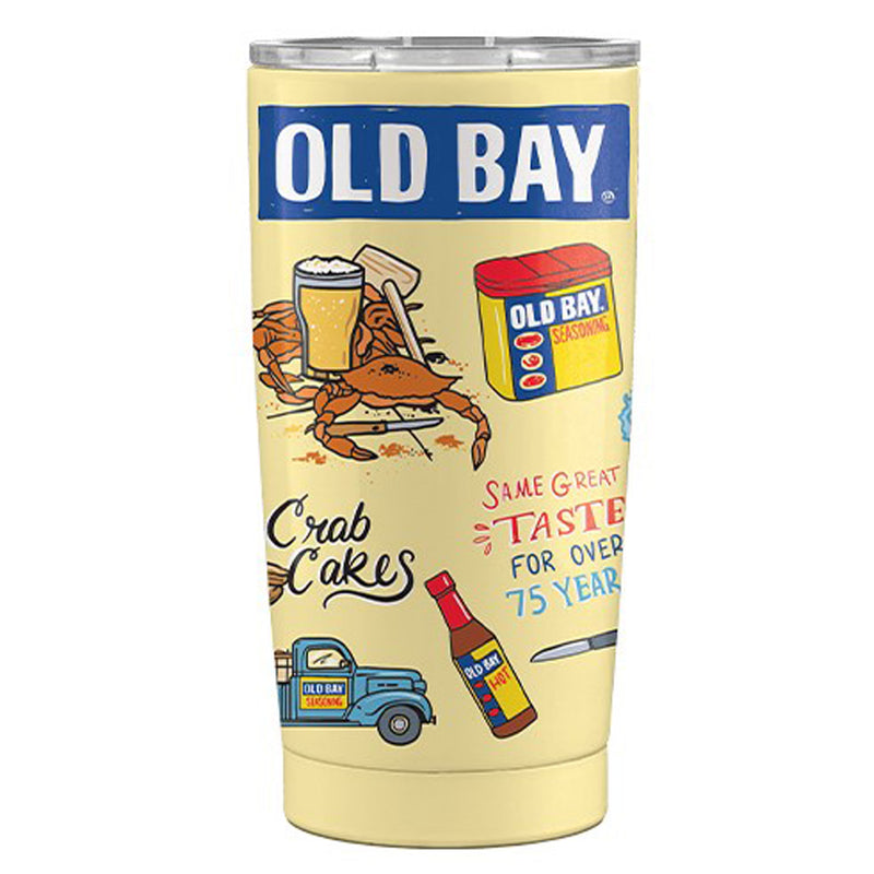 Old Bay Seasoning Icons Stainless Steel Tumbler