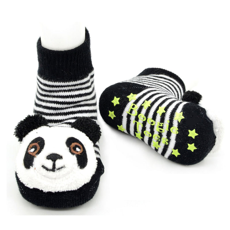 Rattle Baby Socks - Panda