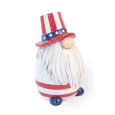 Patriotic Gnome White Stripes