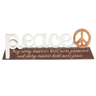 Peace - Resin Word Figurine