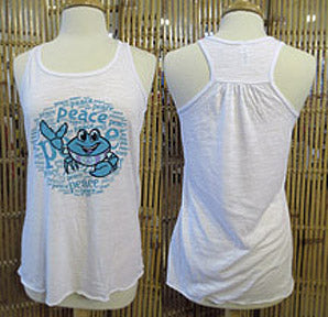 Peace Crab Tank Top - Ladies