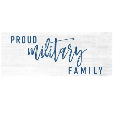 Print Block - Proud Military Family