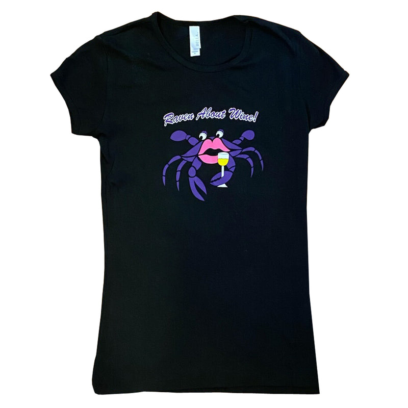 Raven About Wine T-Shirt - Ladies