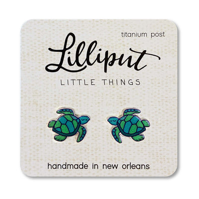 Sea Turtle Lilliput Earrings