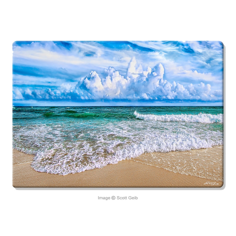 Shore Currents Glass Cutting Board