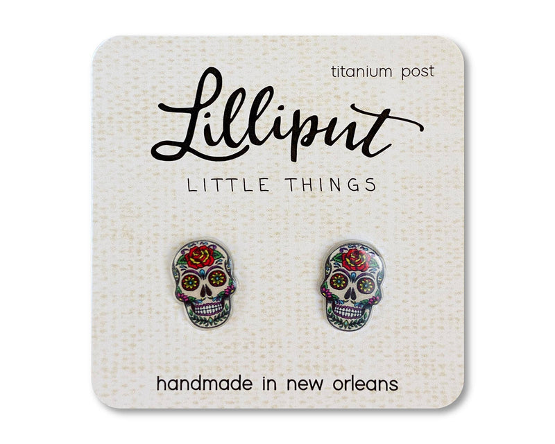 Sugar Skull Lilliput Earrings