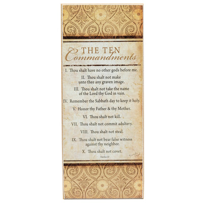 Print Block - The Ten Commandments