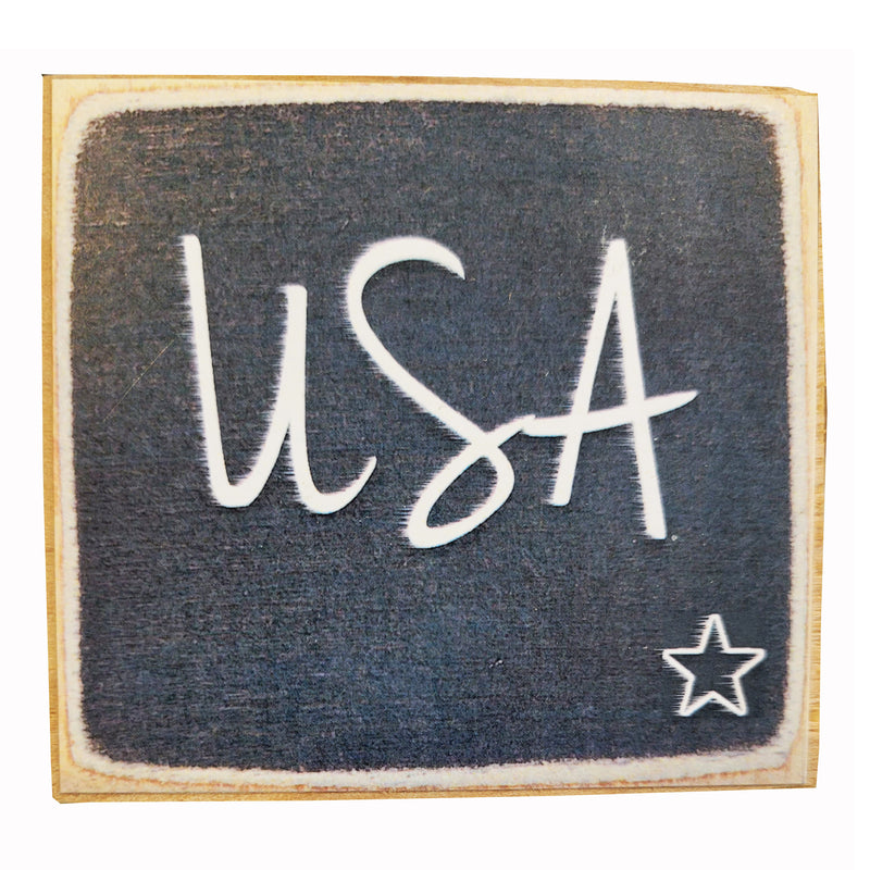 Print Block - USA Star