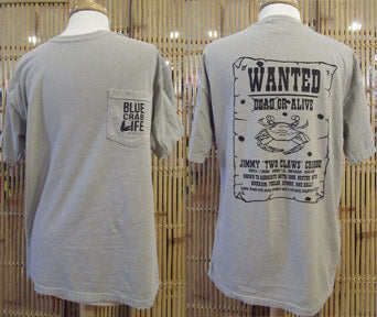 Wanted Crab Pocket T-Shirt Sandstone